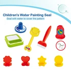 Волшебный доска для рисования водой пластиковый мультяшный штамп набор игрушечных инструментов, аксессуары для рисования водой, игрушки, обучающий подарок для детей