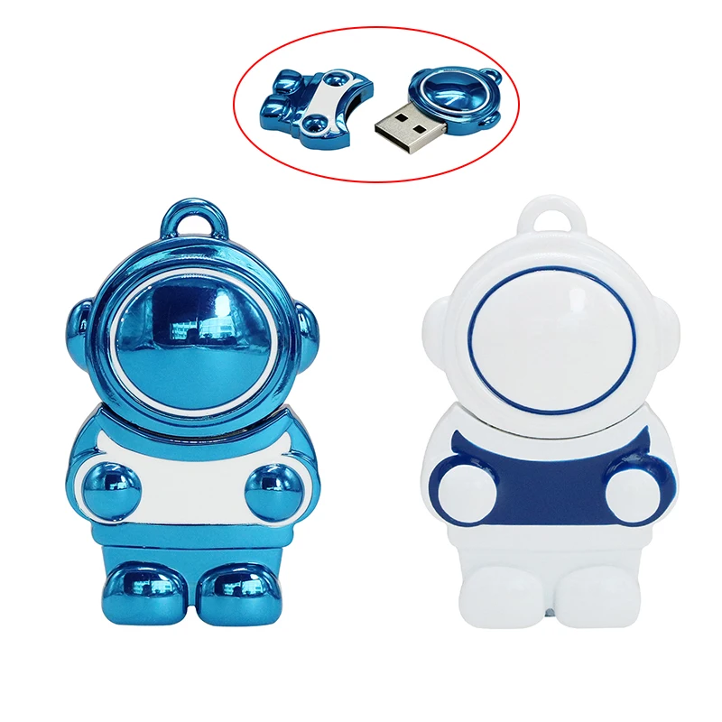 

Astronaut Cle Usb Device 32 8 GB Personalized Pendrive 4GB 32GB 64GB 128GB Flash Drive 16GB 8GB Funny U Disk Memory Stick USB2.0