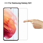 Закаленное стекло для Samsung Galaxy S21 мобильный телефон, Защитная пленка для экрана для Vidrio Samsung S21 SM-G991 Pelicula, 2-1 шт.