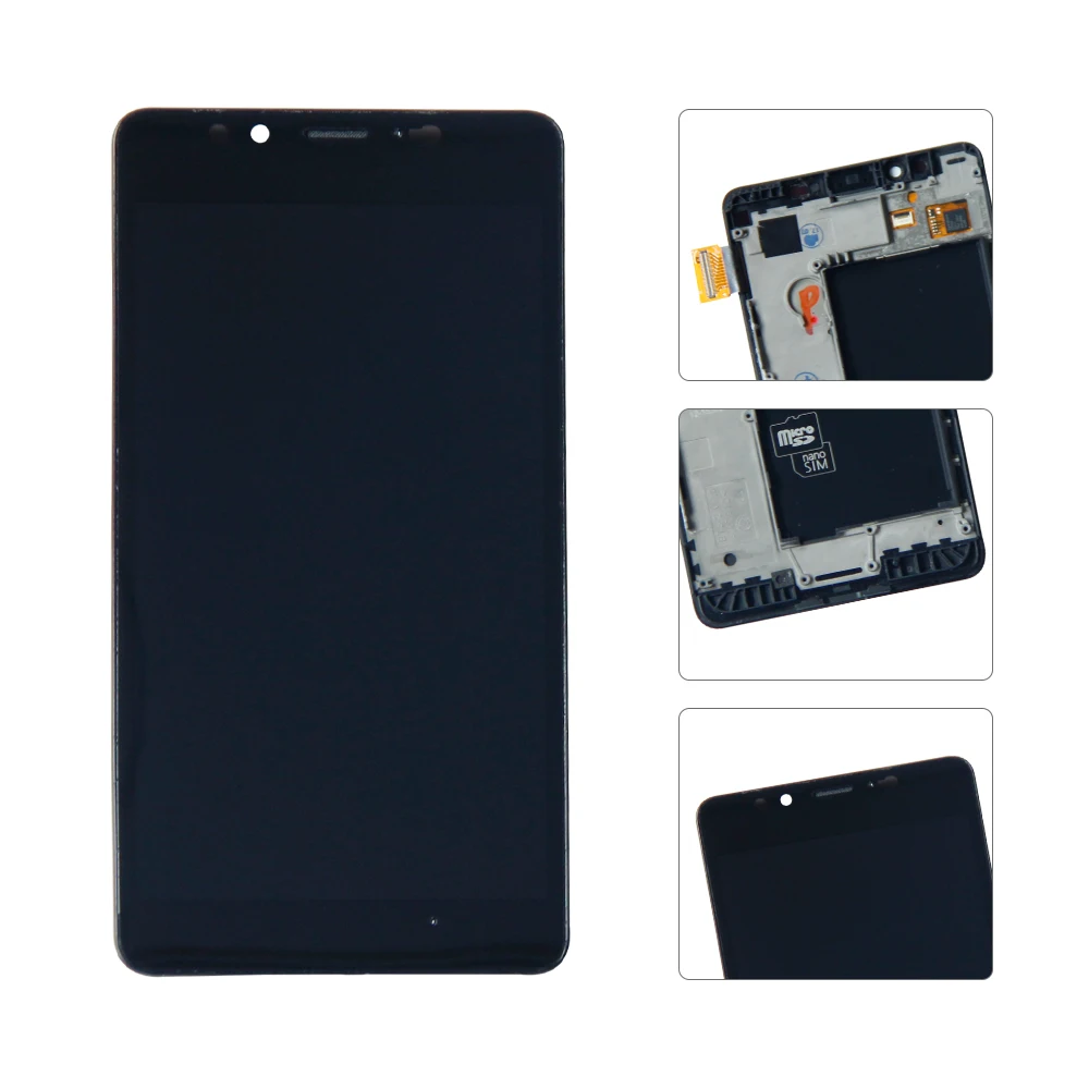 Для Microsoft Nokia Lumia 950 RM-1105 RM-1104 ЖК-дисплей сенсорный экран дигитайзер полная сборка