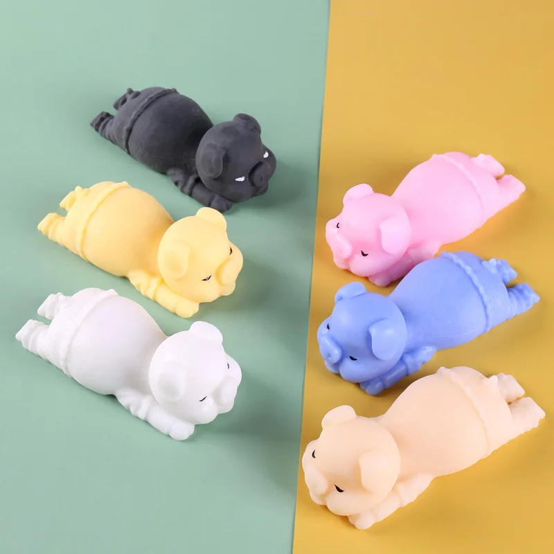 Squishy Dogs Pigs Anime Fidget Toys Puzzle Creative Simulation Decompression Toy AntiStress Party Holiday Gifts For Men Kids | Игрушки и