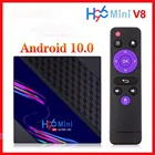 ТВ-приставка H96 MINI V8 на Android 10, приставка для Smart TV, RK3228A, Rockship, 2 ГБ, 16 ГБ, 2,4 ГГц, Wi-Fi, мультимедийный плеер H96 MAX