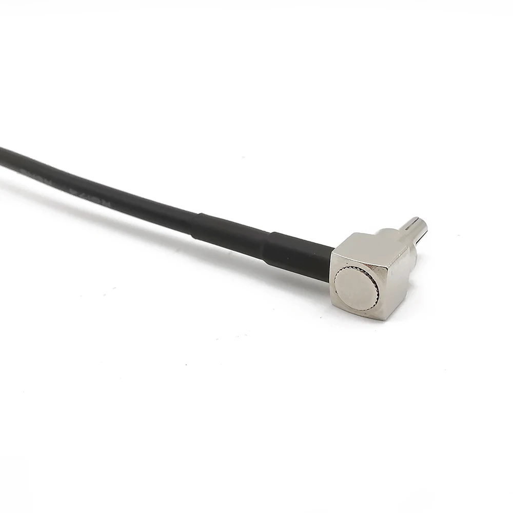 Коннектор RP SMA Мама к штекеру CRC9 папа Прямоугольный коаксиальный кабель RG174 с