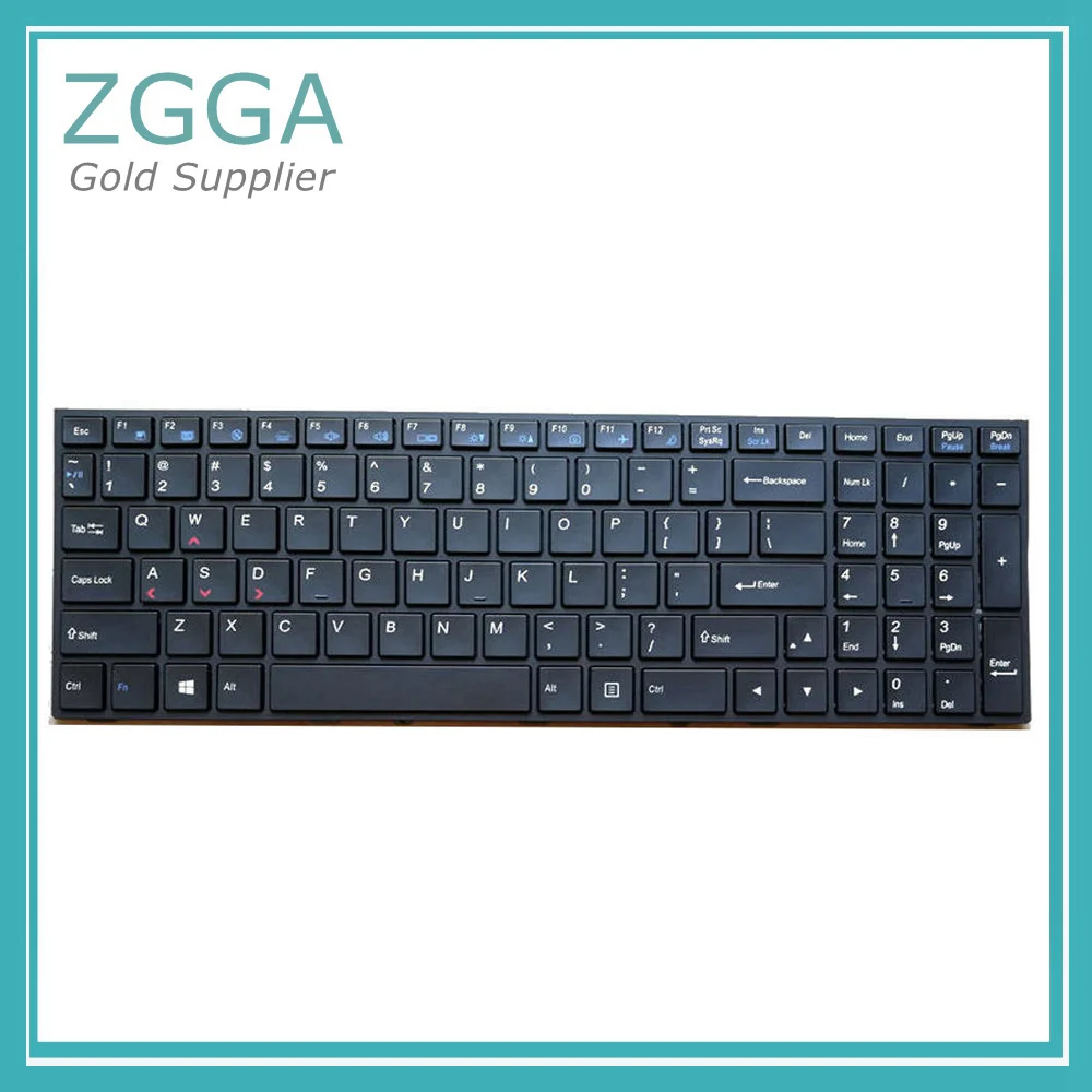 

New Notebook Keyboard For Hasee Z7 I7 D2 R2 Z7M Z8 Z6 I7 G6 Laptop US Keyboard Backlight Black