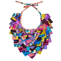 2021 hot sale african necklaces for party bohemia style handmade many small pieces combined chain statement necklace wyb437