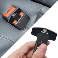 metal car seat belt buckle auto styling safety belt clip interior accessories for nissan qashqai x j10 j11 leaf skyline altima
