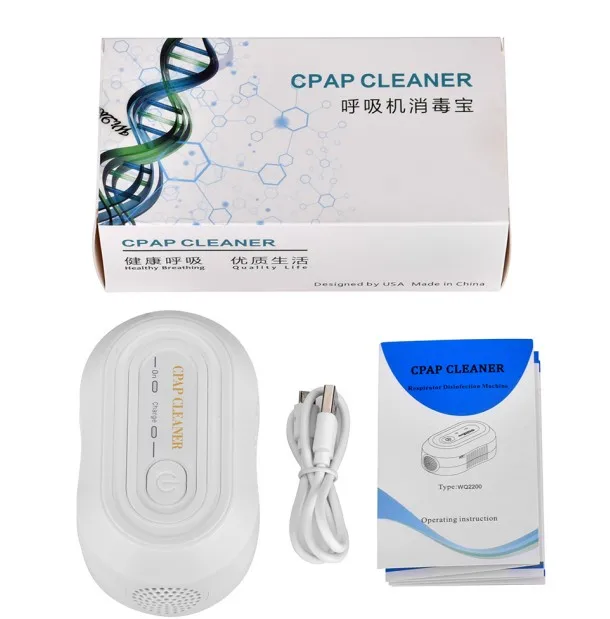 Портативный очиститель CPAP, озоновый вентилятор, дезинфектор, помощь для сна, воздухоочиститель, респиратор, машина для дезинфекции, забота о здоровье - Цвет: white