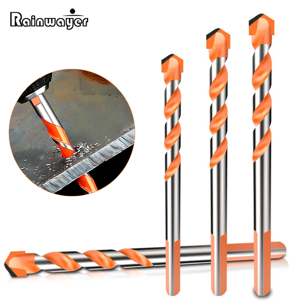 

Threaded Triangle Tungsten Steel Wall Tile Concrete Drilling Bit Household Marble Overlord Drill Hand Electric Drill