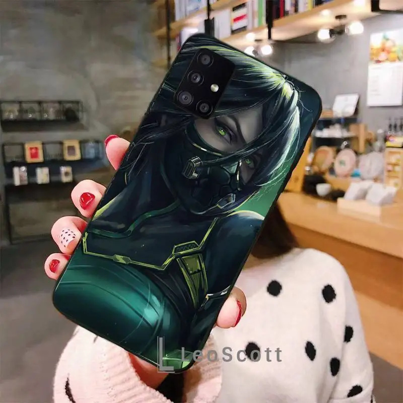 

Valorant Shooting Game Phone Case For Samsung A40 A50 A51 A71 A20E A20S S8 S9 S10 S20 Plus note 20 ultra 4G 5G