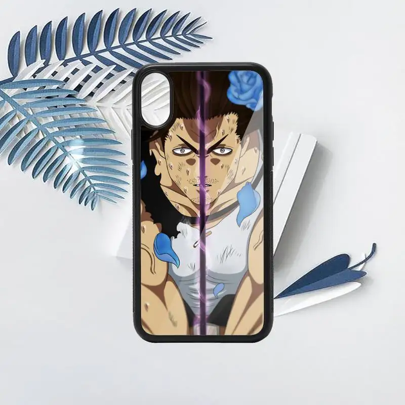 

Yami Sukehiro Black Clover anime manga luxury trend Phone Case capa PC for iPhone 11 12 pro XS MAX 8 7 6 6S Plus X 5S SE 2020 XR