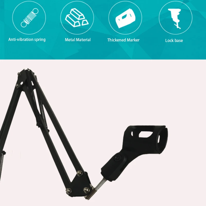 Подставка держатель для микрофона профессиональная подставка с поворотом на 360 °