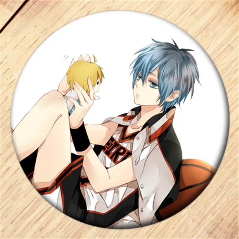 Бесплатная доставка Аниме Куроко баскетбольная брошь девушки Значки для косплея