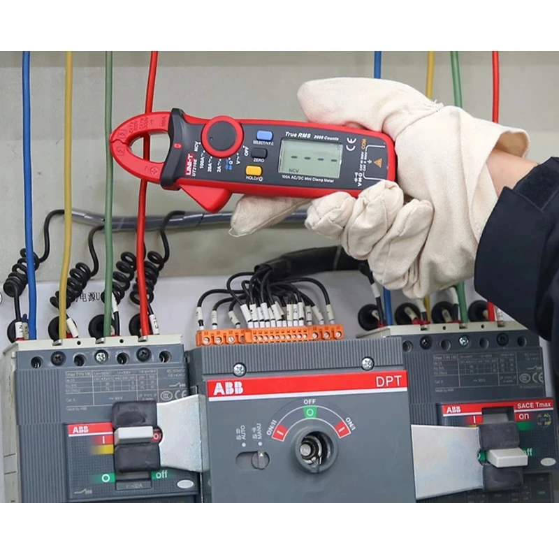 True RMS UNI-T UT210A/B/C/D/E mini multimeter digital clamp dc voltimetro amperimertro UNI T UT 210E meter | Инструменты