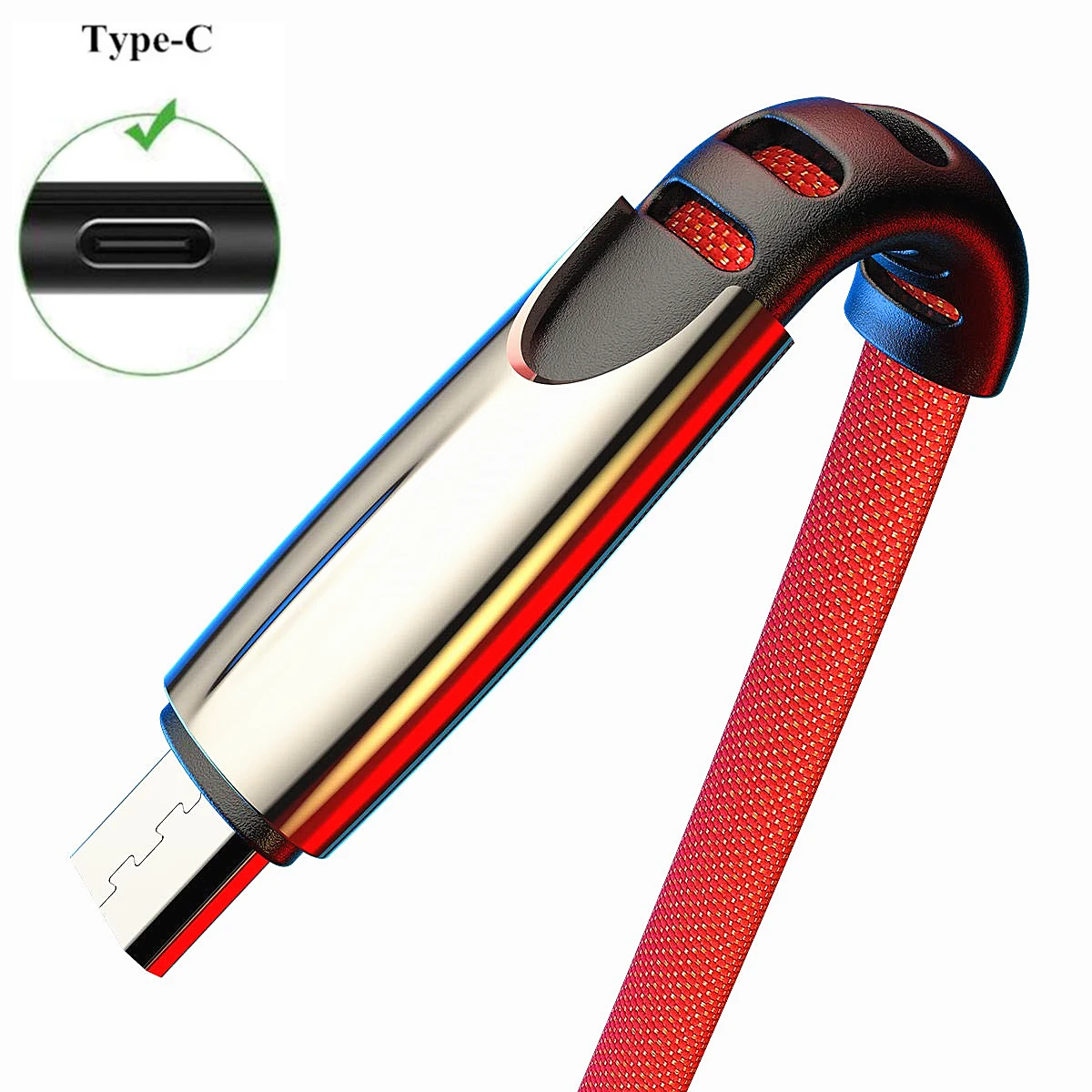 5А высокопрочный usb-кабель для samsung galaxy Feel 2 S8 S9 S10 A50 A20 Honor 20 10 9 зарядное устройство 1 м тканевая плетеная Быстрая зарядка