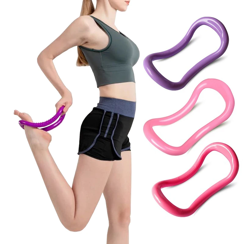 

Yoga Accessories Yoga Magic Circle Home Fitness Ring Loop Waist Shoulder Shape Pilates Bodybuilding Exercise Training Tool