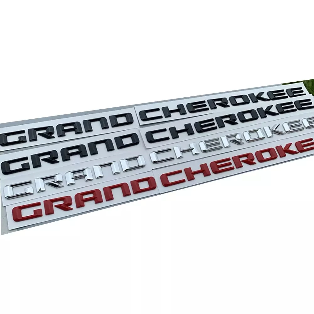 Для jeep Grand Cherokee передняя левая правая дверь боковая эмблема значок Логотип буквы