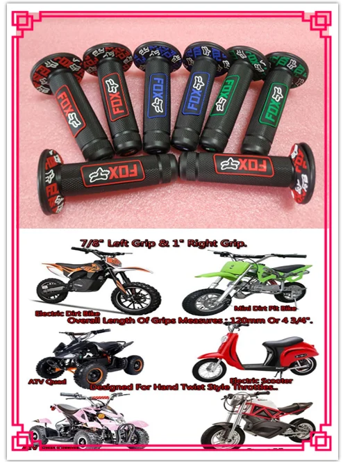 Мотоциклетный руль 7/8 дюйма резиновые цветные чехлы с двойной плотностью для Ducati