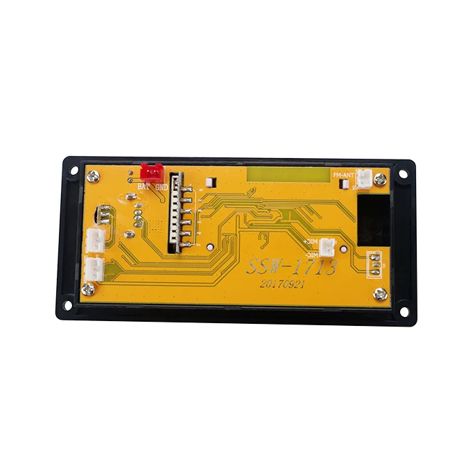 AAAE топ-модуль поддержка fm-радио MP3 плеер аудио AUX USB с лирикой дисплей 12 В LCD Bluetooth
