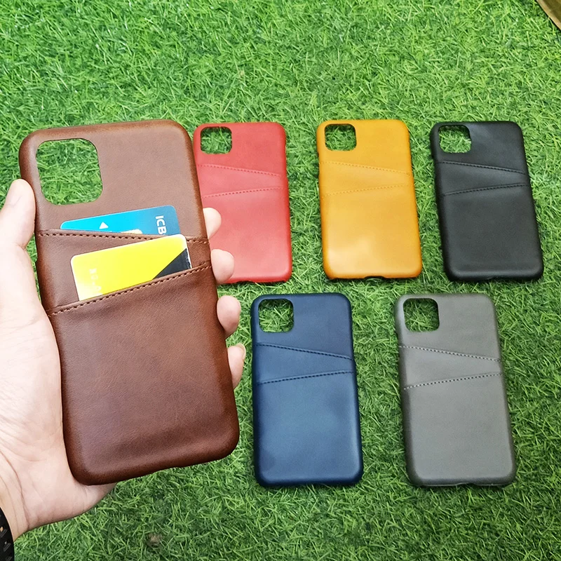 Чехол для iPhone 12 Mini 11 Pro Max XS XR кожаный футляр кредитных карт чехол 7 8 6S Plus жесткий с