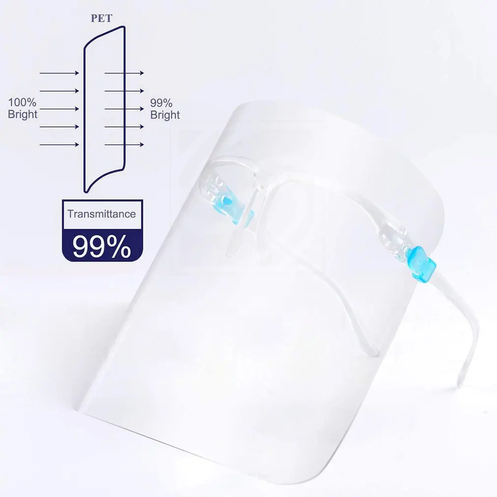 

Transparent Two-sided Anti Fogging Safety Mask Eye Protection Anti Spray Splash Proof Isolation Mask