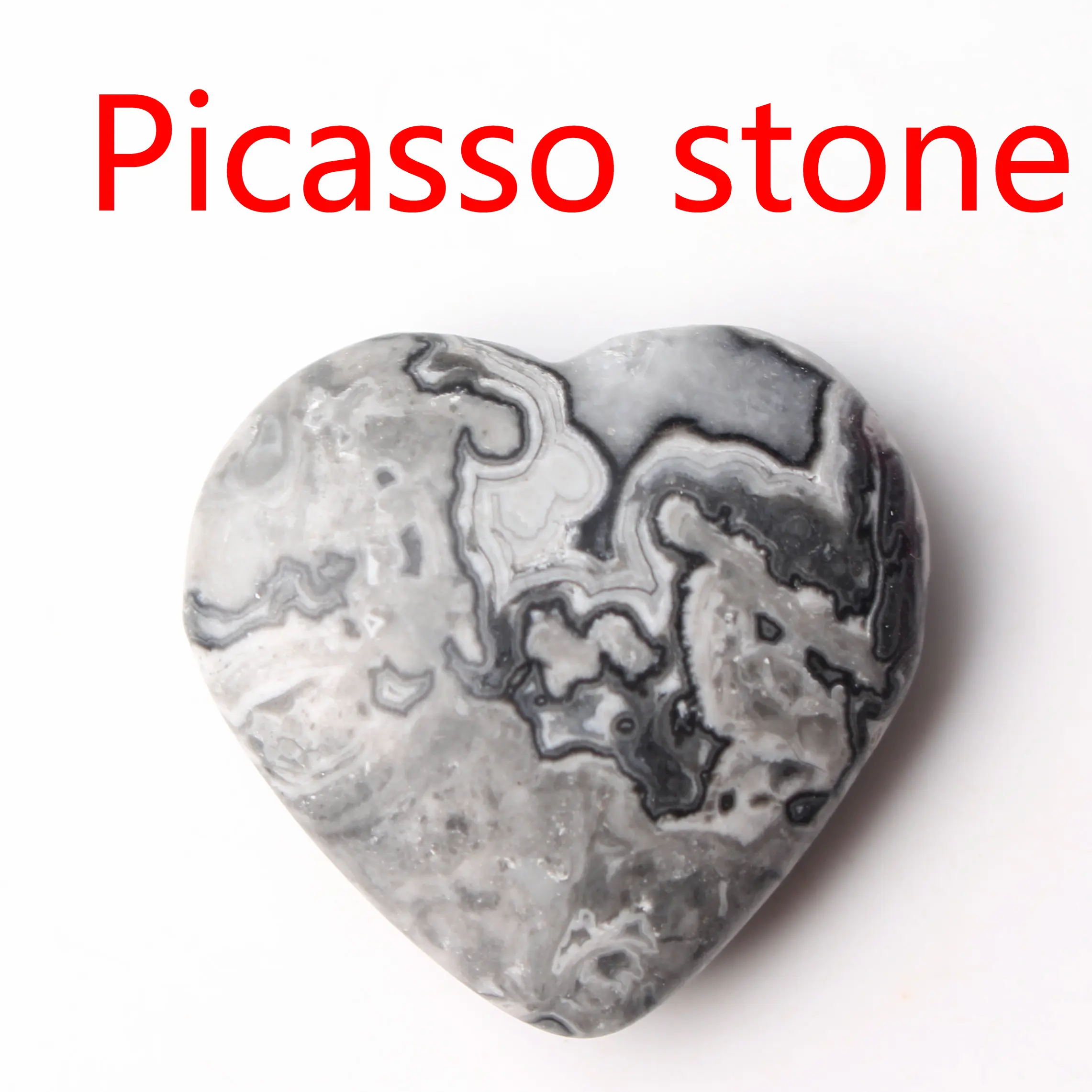 1Piece Picasso stone 1 шт. натуральный в форме сердца, со стразами кулон Тигр глаз Рок розовый кварц флюорит Аметист флюорит драгоценный камень ожерелье рейки заживление - Цвет: 1Piece Picasso stone