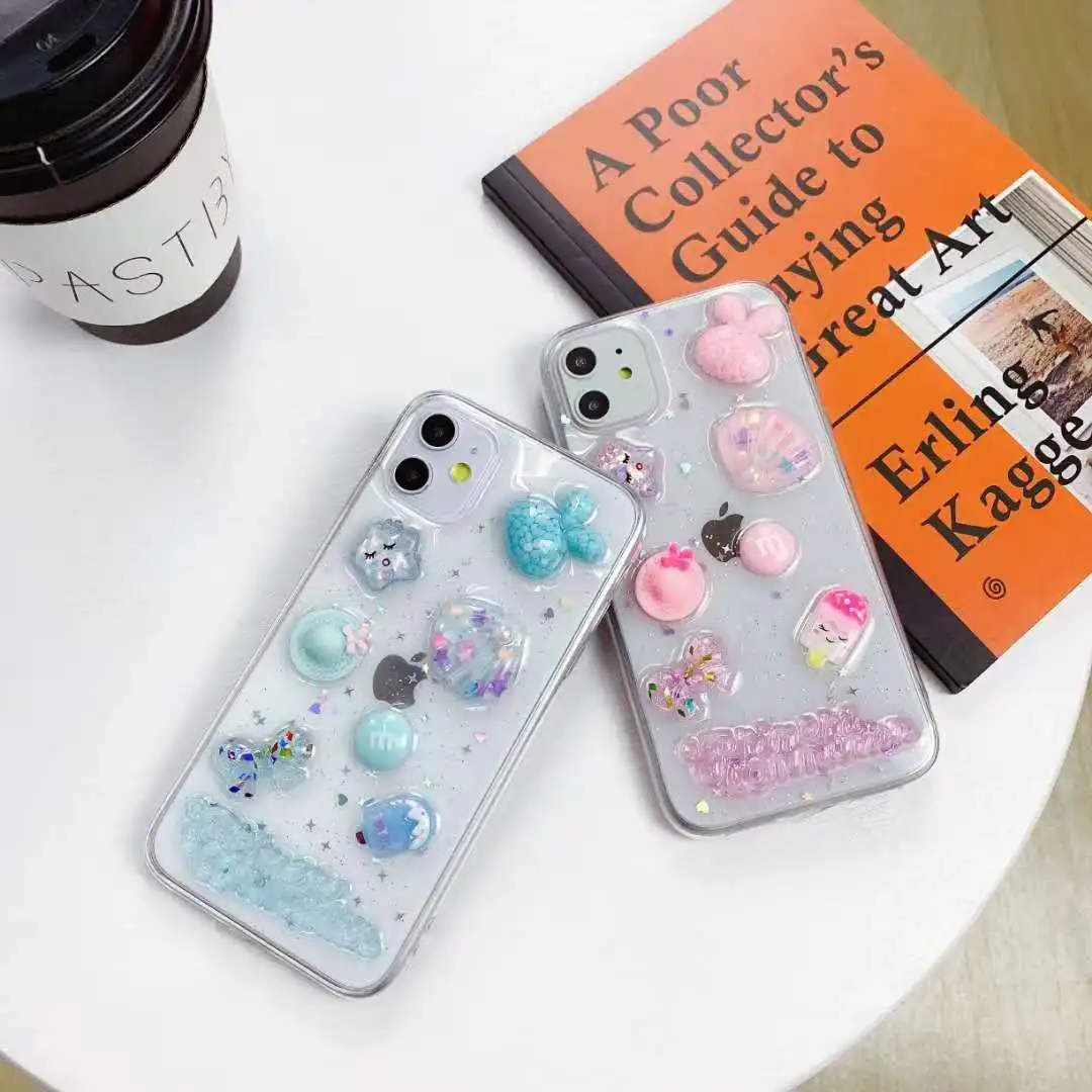 Прозрачный милый силиконовый чехол для iPhone 11 Pro Max X XS 8 7 6 plus|Бамперы| |