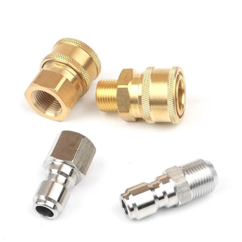 1/4 &quotлатунь высокого давления быстрый разъем автомобильный адаптер для