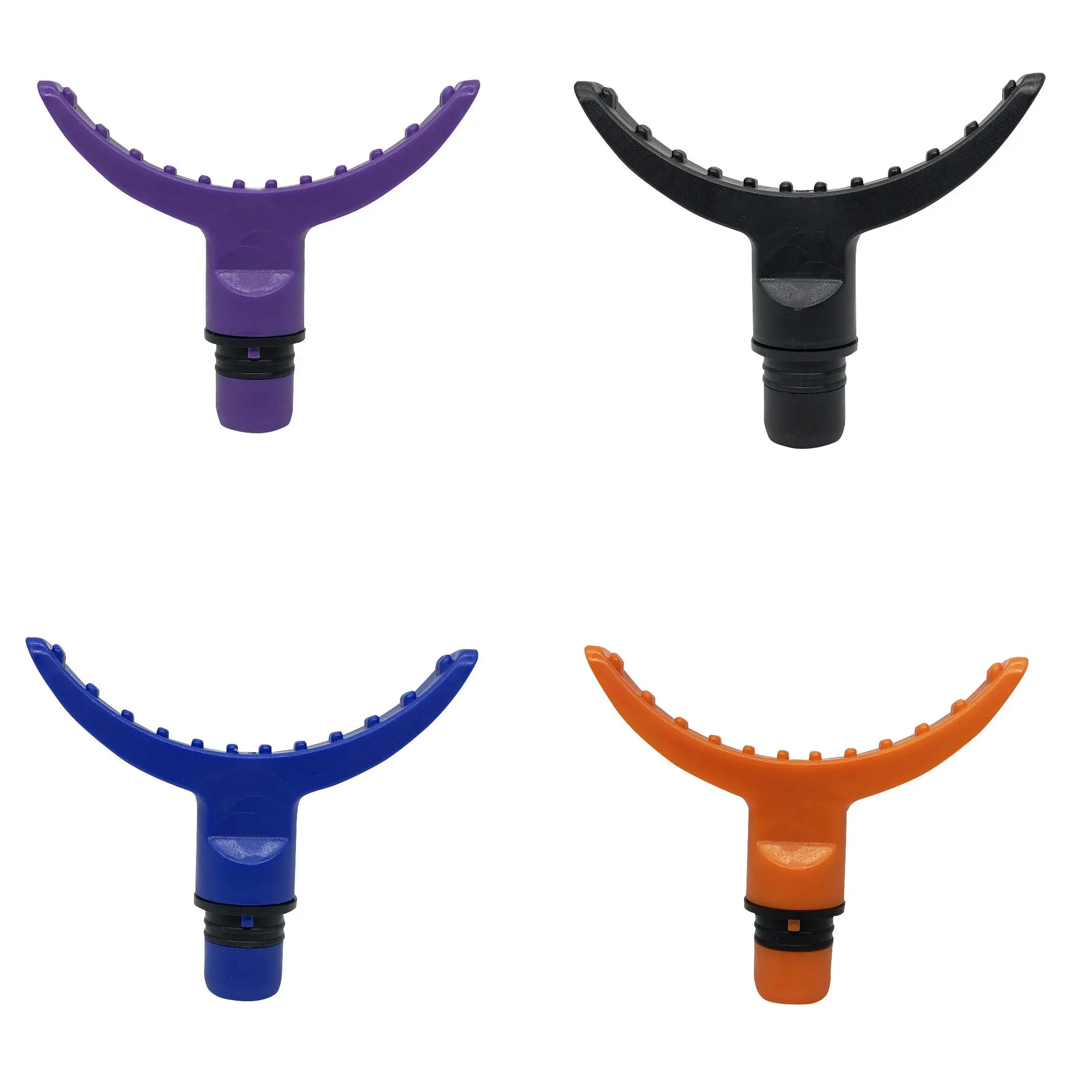 

Universal massage tip accessories accessories massage head adapter extension head black/orange/blue/purple