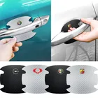 Защитная пленка для дверных ручек, 4 шт., полосатая Автомобильная наклейка для Seat Leon Ibiza Alhambra Niva Kalina Priora Granta Largus, аксессуары