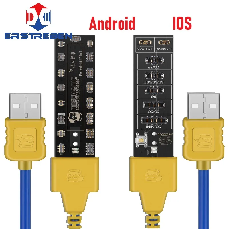 

Батарейный блок MECHANIC AD 17 AP 07 для быстрой зарядки iPhone 11 Pro Max XS MAX XR X 8 7 6S и Samsung Huawei Android