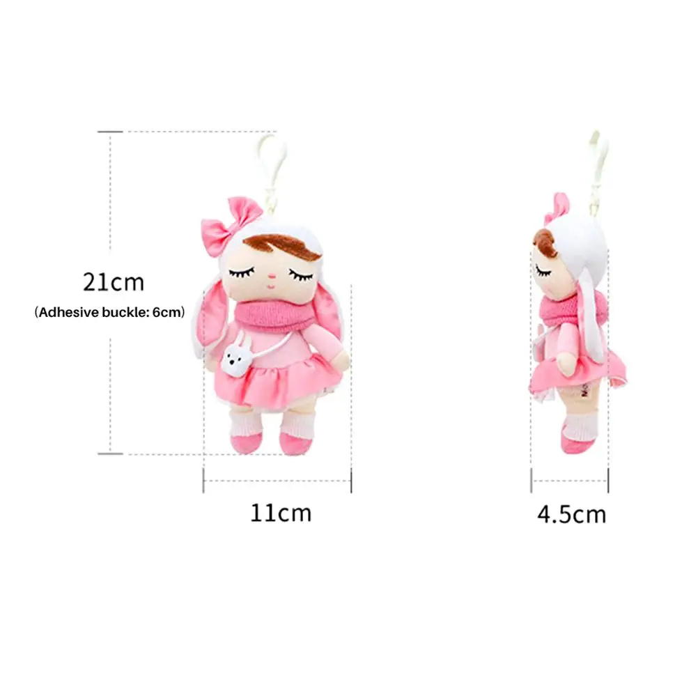 Metoo куклы плюшевые игрушки брелок рюкзак игрушечная Зайка Анжела мягкие для