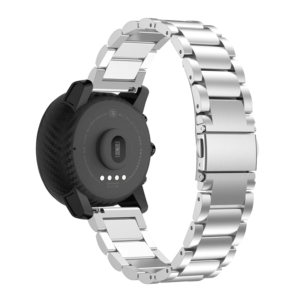 Браслет из нержавеющей стали для часов Xiaomi Huami Amazfit Stratos 2 2S pace ремешок Samsung Gear S3 22 мм