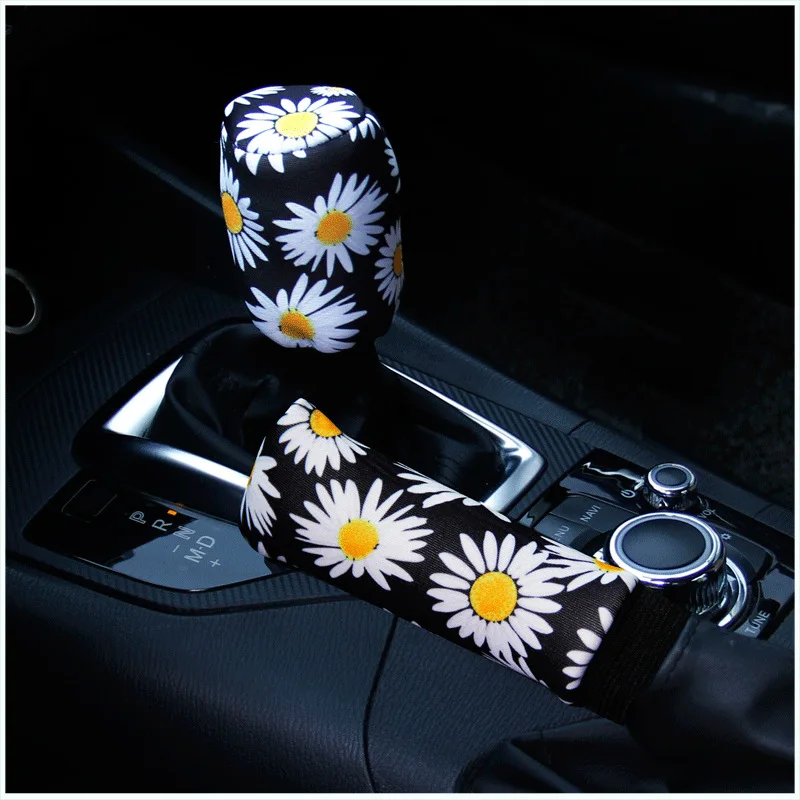 37-38cm Car Steering Wheel Cover Daisy Flower Auto Interior Decoration Knitted Universal Accessories | Автомобили и мотоциклы