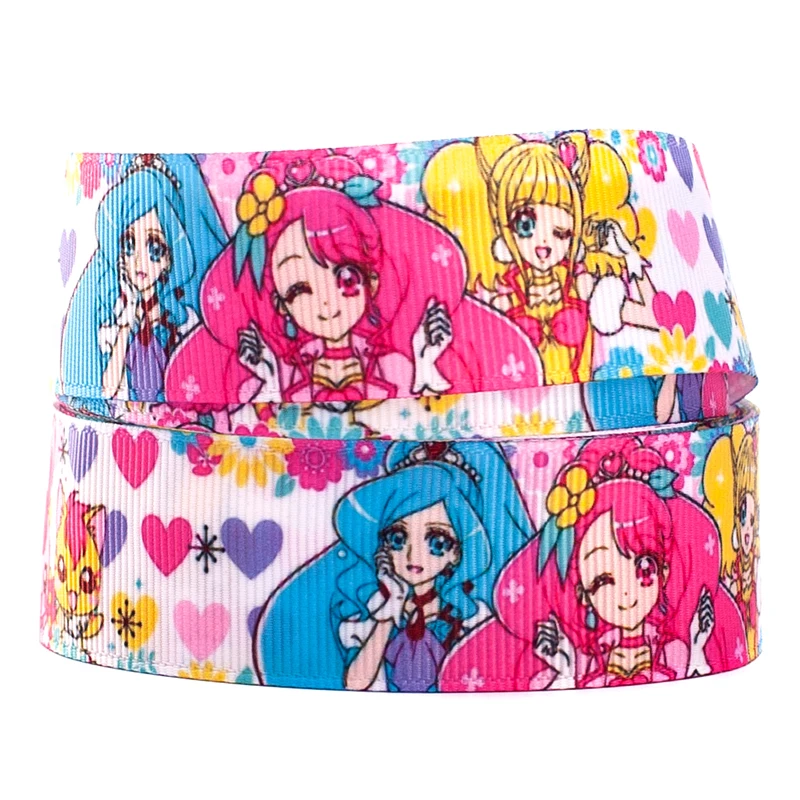 Прекрасный девушка с переводной термопечатью на Grosgrain/атласная лента фокусным