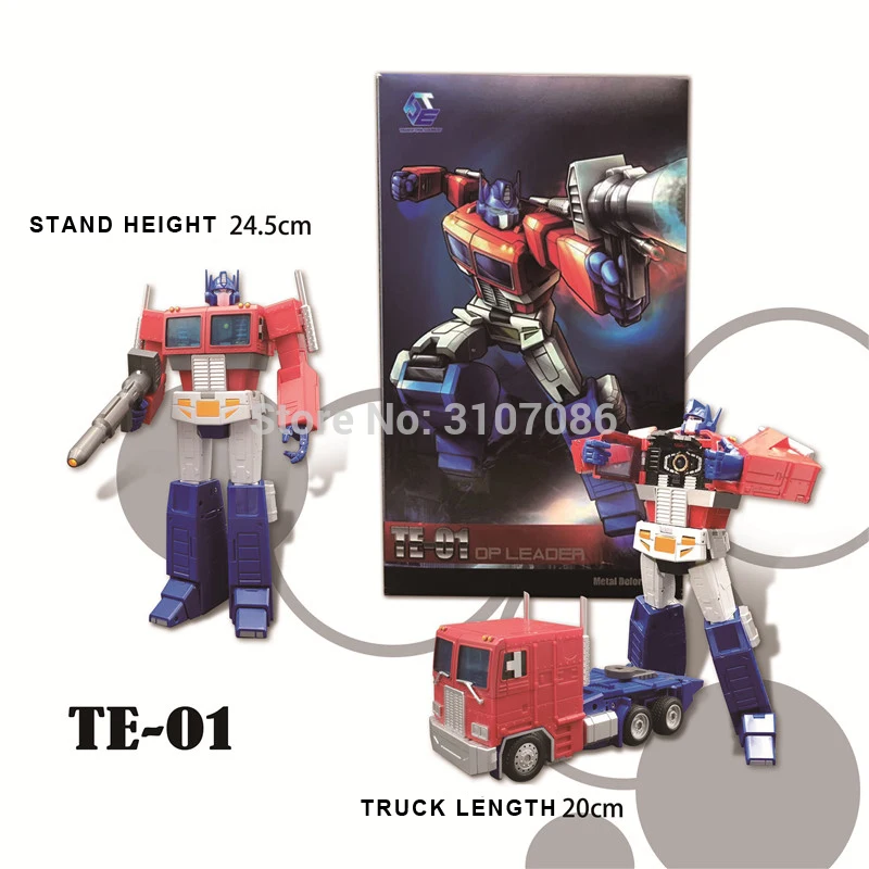 Red Retail Box G1 TE трансформация OP Commander TE-01 TE01 TE-01E TF элемент фигурка коллекция игрушек - Цвет: Red Retail Box