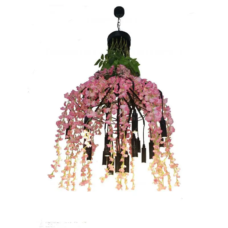 Лофт подвесной светильник в виде цветка скандинавские подвесные лампы