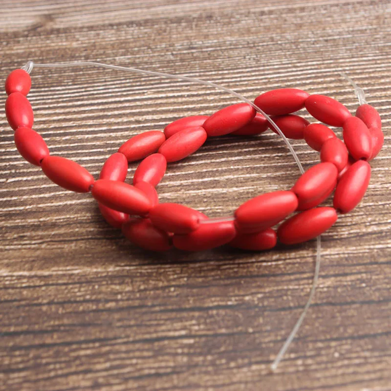 Модные ювелирные изделия Lan Li 15x6 мм разноцветные натуральные камни бусины