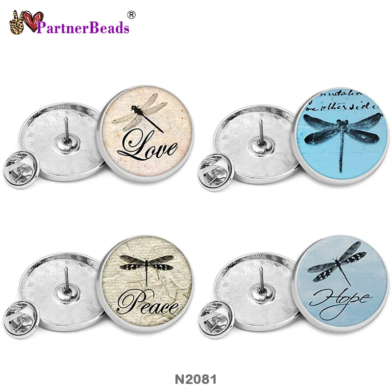 

Металлическая брошь в виде стрекозы с красивыми пуговицами 15 мм/18 мм/21 мм/23 мм/25 мм/28 мм, бусины для партнеров N2081