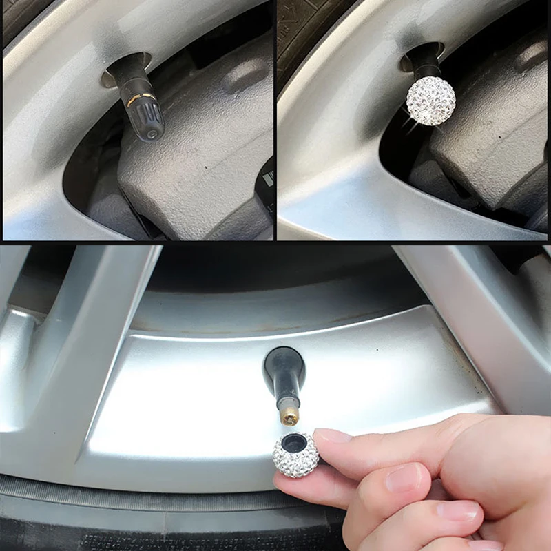 4 шт. Алмазная крышка обода колеса Крышка Хрустальная декоративная для Mini Copper One JCW