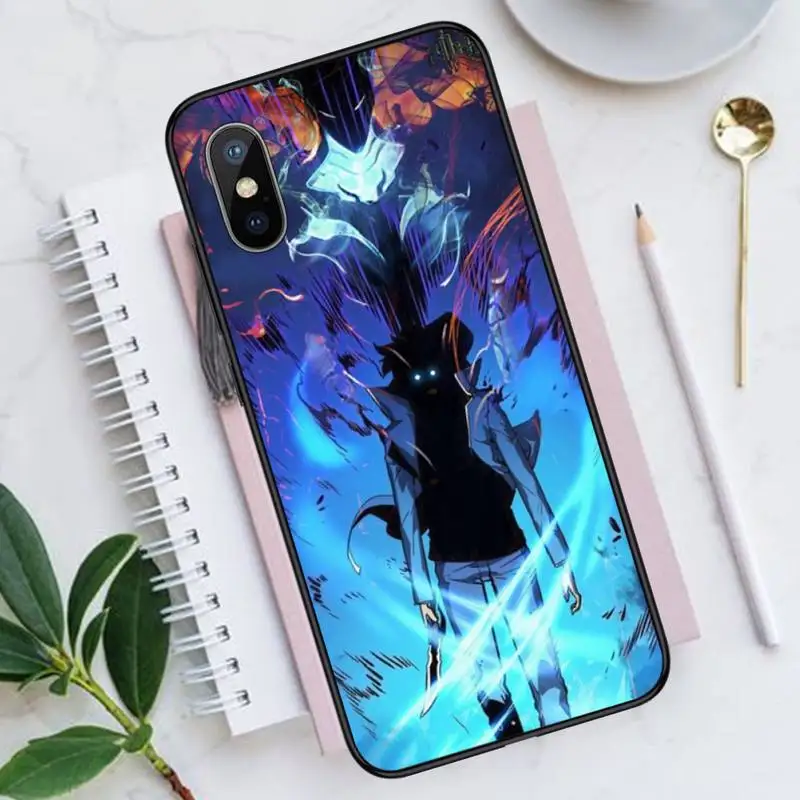 

Japan anime solo leveling Phone Case for iPhone 11 12 pro XS MAX 8 7 6 6S Plus X 5S SE 2020 XR Luxury brand shell funda coque