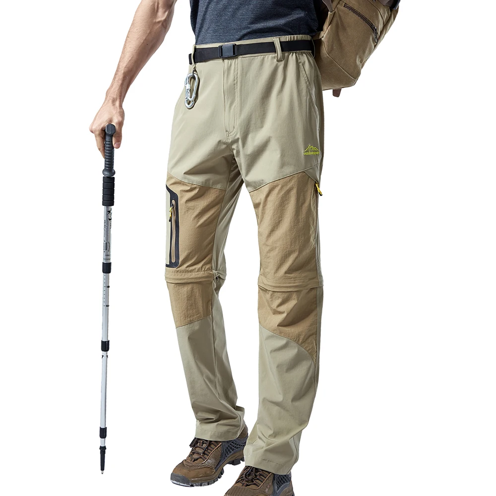 BIUFOLXIU Mens Hiking Stretch Pants Convertible Quick Dry Breathable Zip Off Cargo Work Outdoor for Travelling Fishing | Мужская одежда