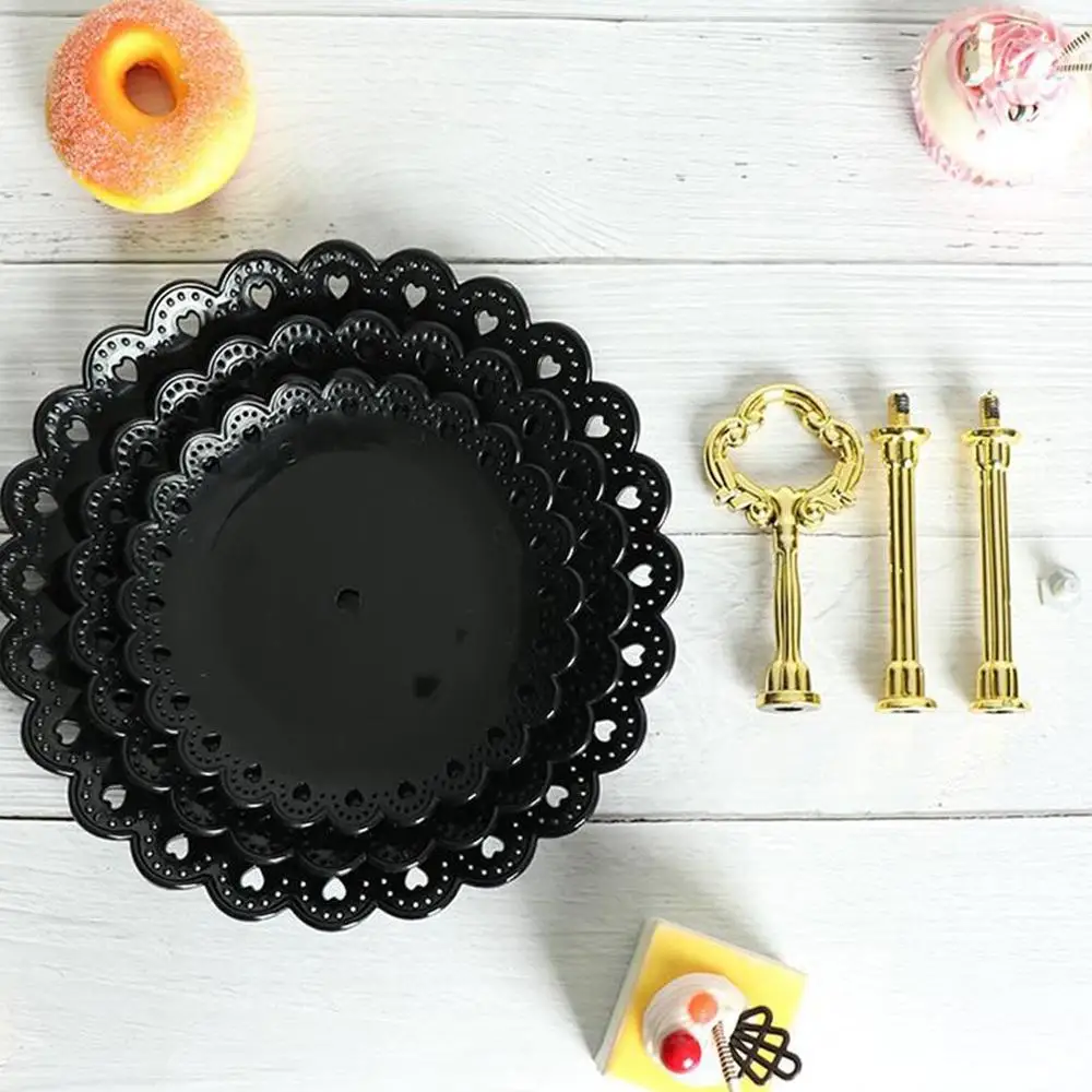 Тарелка для фруктов в европейском стиле трехслойная стойка закусок гостиная