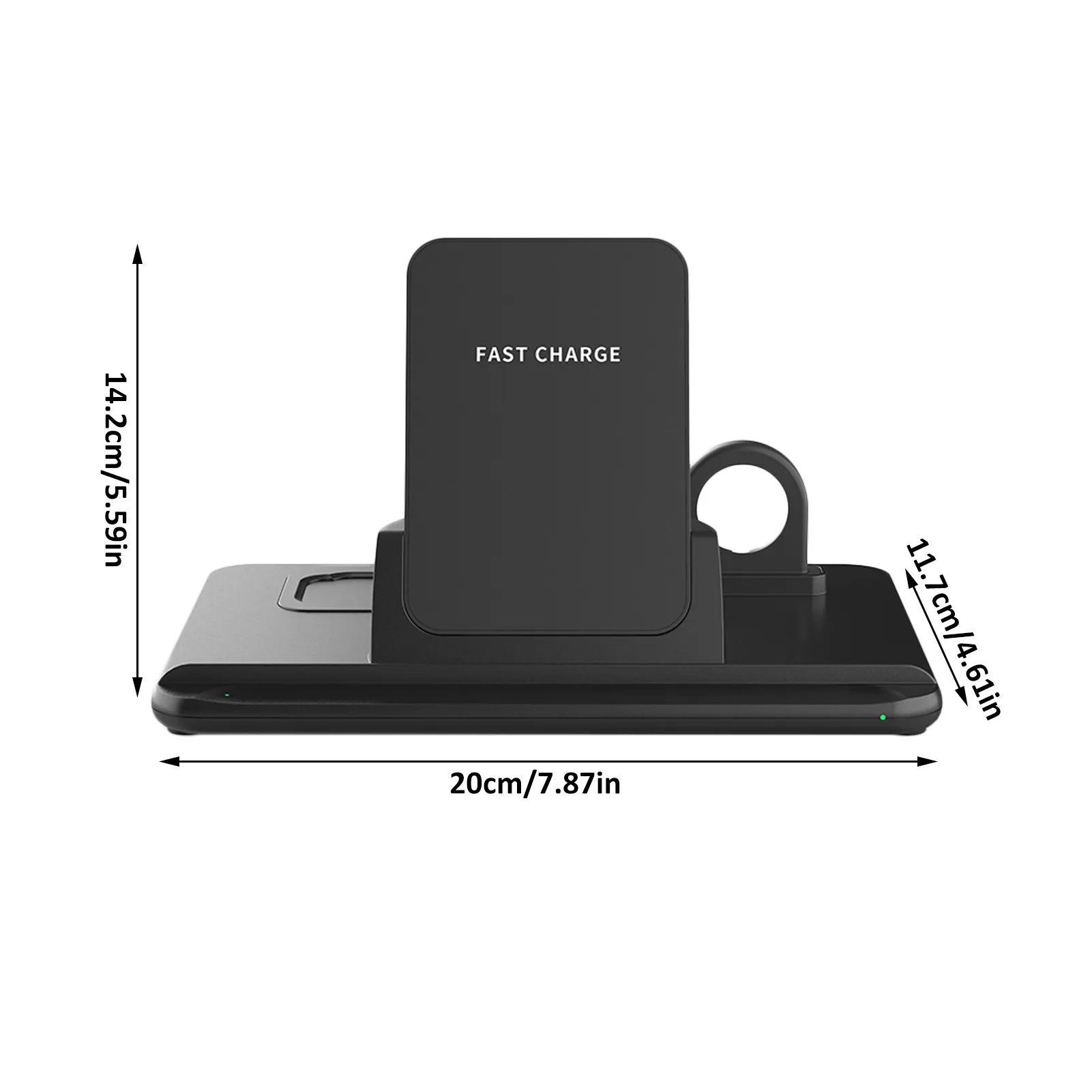 

5 In 1 Wireless Charging Base For Mobile Phones Tablets Watches Earphones Headset Apple Pen Charger Dropshipping Wholesale