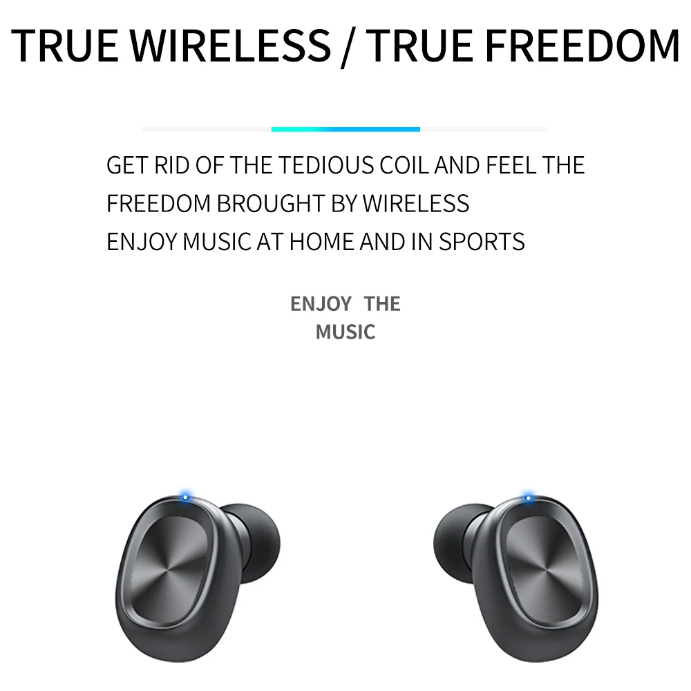 Bluetooth наушники Беспроводной двумя ушками Спортивный Бег Мини Музыкальные