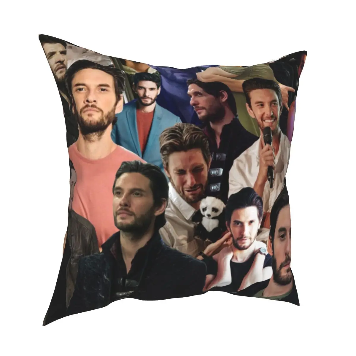 

Ben Barnes Collage Leo Zodiac Pillowcase Soft Polyester Cushion Cover Decorations Throw Pillow Case Cover Home Square 45X45cm