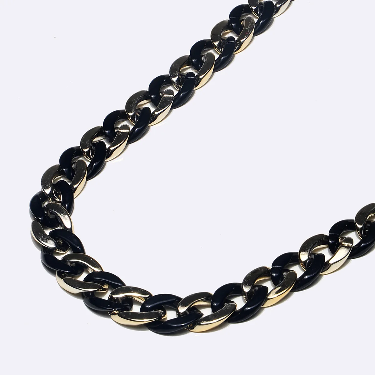 

Black Gold Color Acrylic Glasses Chain Cord Holder Neck Strap Rope Lanyard Necklace Eyewear Accessories