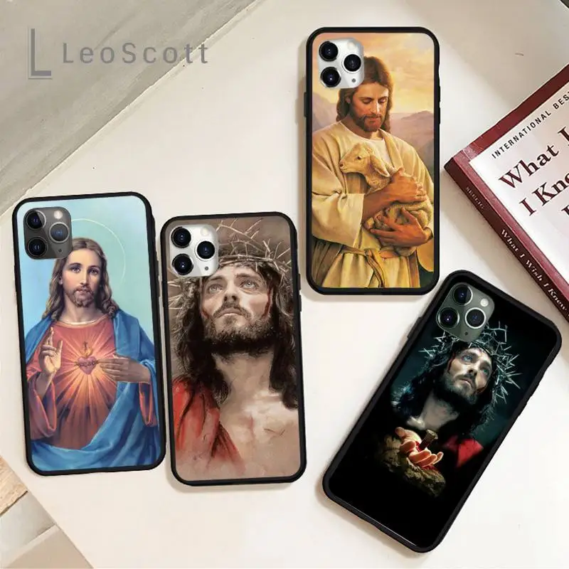 

Faith Christian Religious Jesus Phone Case for iPhone 11 12 pro XS MAX 8 7 6 6S Plus X 5S SE 2020 XR Soft silicone Cover Funda