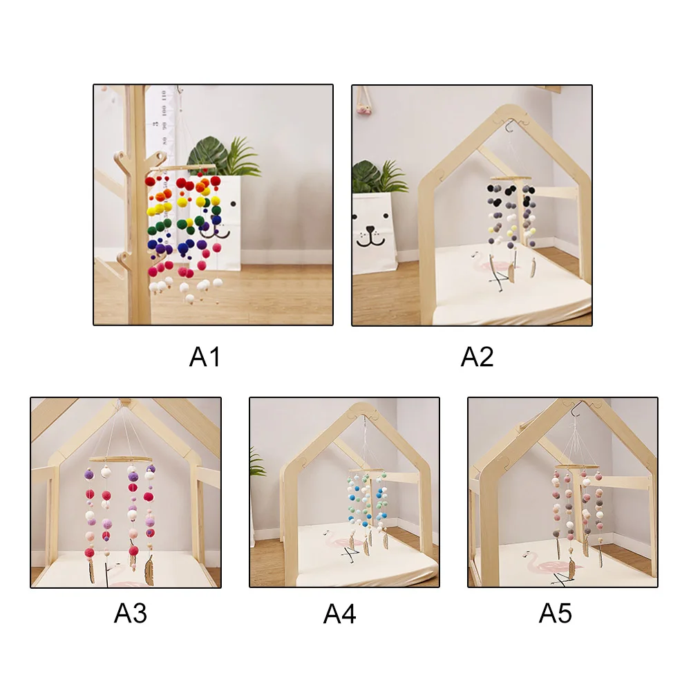 Детские деревянные погремушки для малышей плюшевые бусинки колокольчики