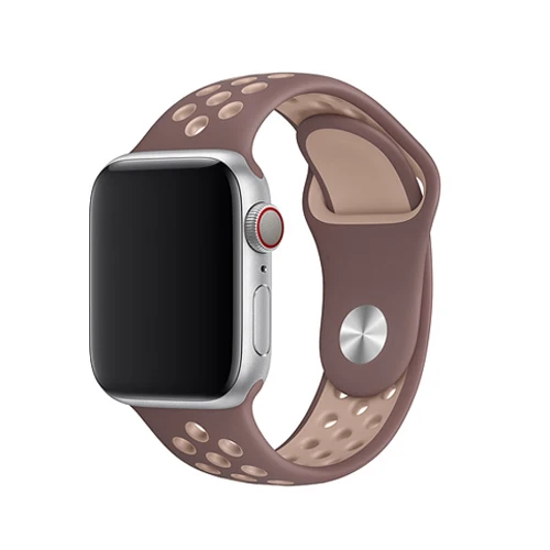 smoke purple rice28 Спортивный ремешок для часов для apple watch группа 4 5 44 мм 40 мм, 42 мм, 38 мм, версия наручных часов iwatch, браслет series 5/4/3/2/1 силиконовый ремешок для часов с резиновой лентой - Цвет ремешка: smoke purple rice28