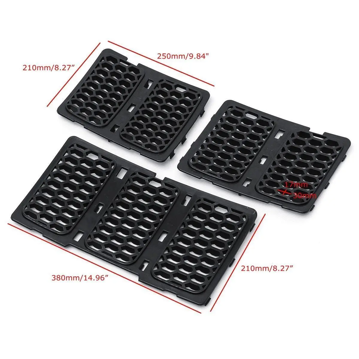 Комплект вставок для решетки радиатора передняя решетка Jeep Grand Cherokee 2014 2016|Лепнина